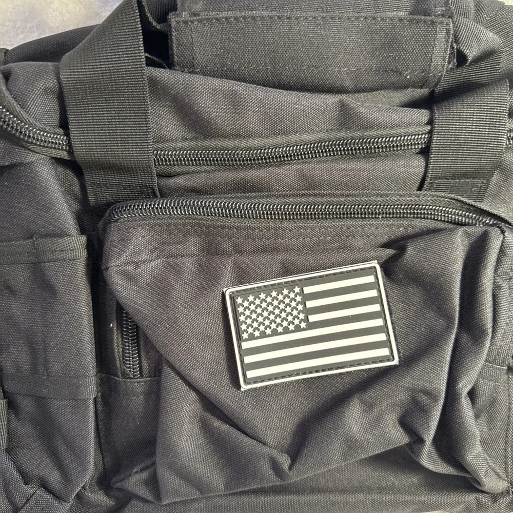 3 In 1 Tactical Military Backpack Travel Duffle Bag Weekend Gym Work Black NEW